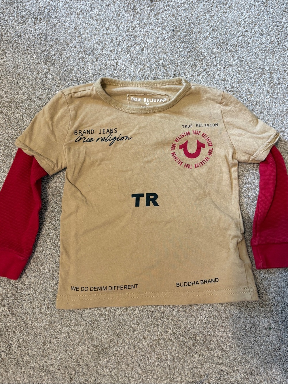 Y2K Vintage 00’s True Religion Kids Toddler Long Sleeve 2T